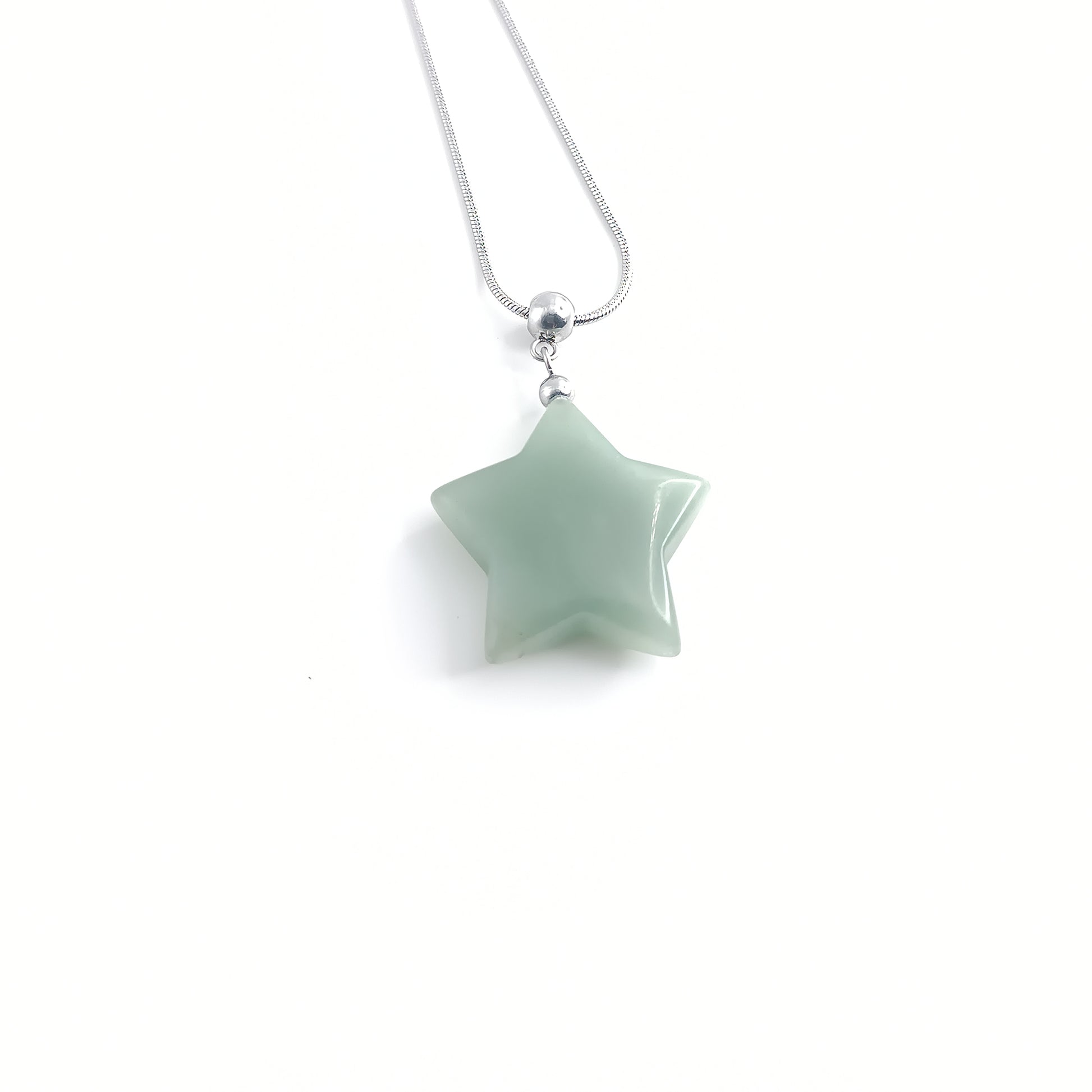Green Aventurine Star Necklace