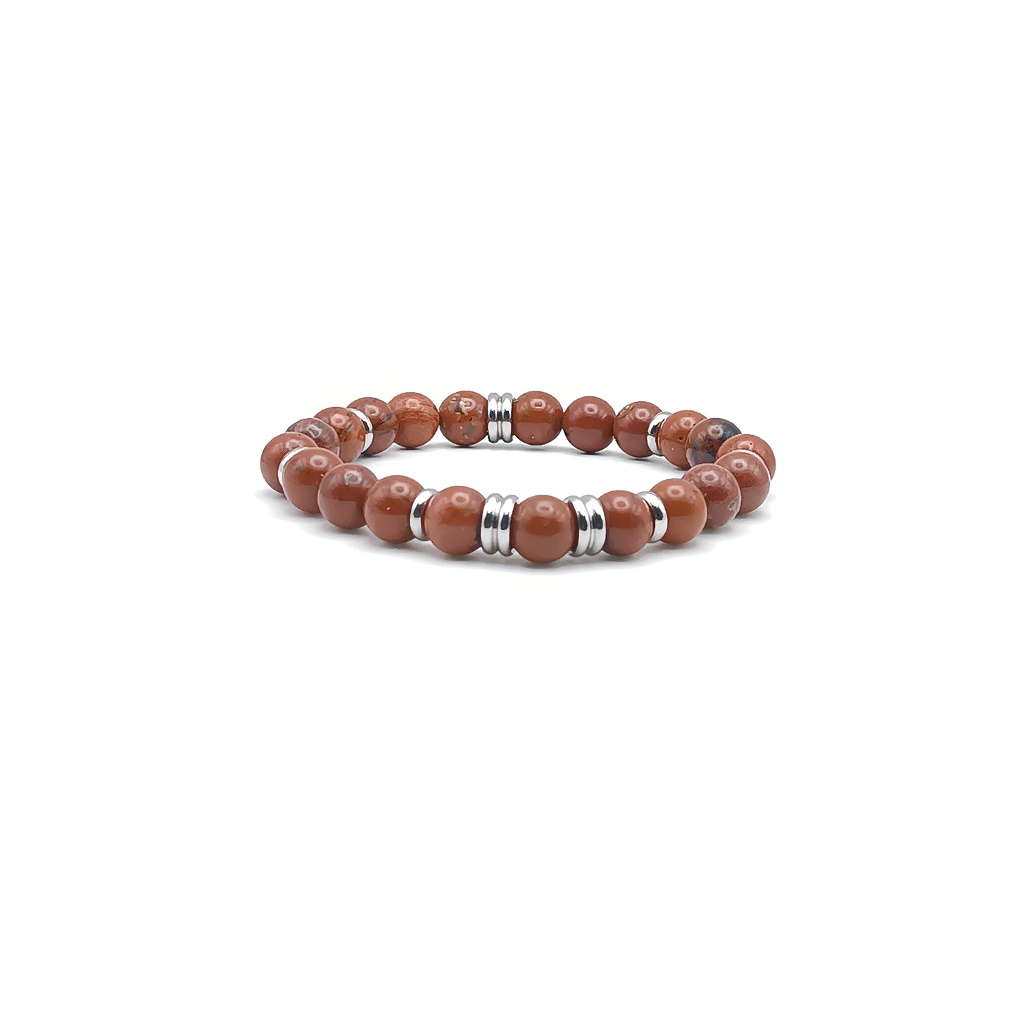 Bracciale in Diaspro Rosso