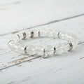 Bracciale in Cristallo di Rocca o Quarzo ialino