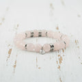 Bracciale in Quarzo Rosa