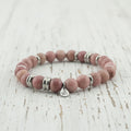 Bracciale in Rodonite