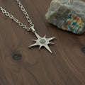 Collana Stella Polare con pietra naturale e zirconia cubica