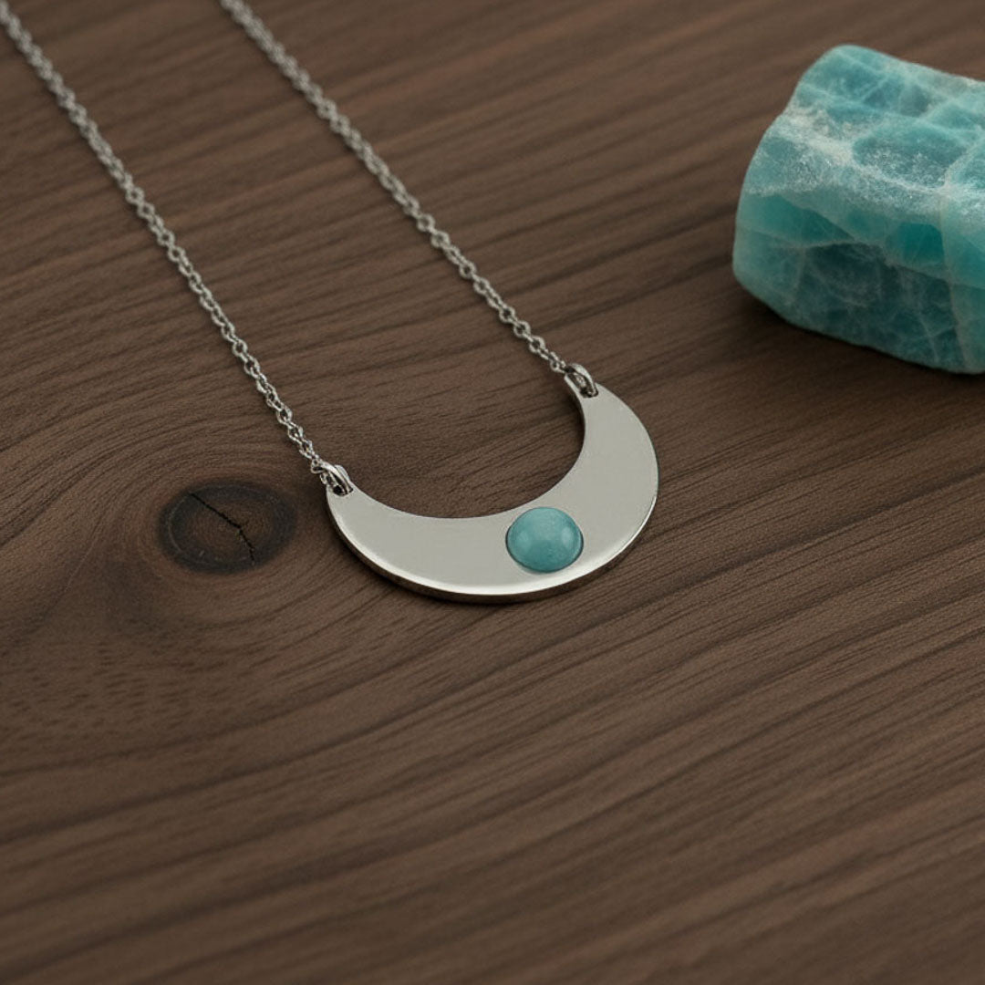 Luna con pietra naturale