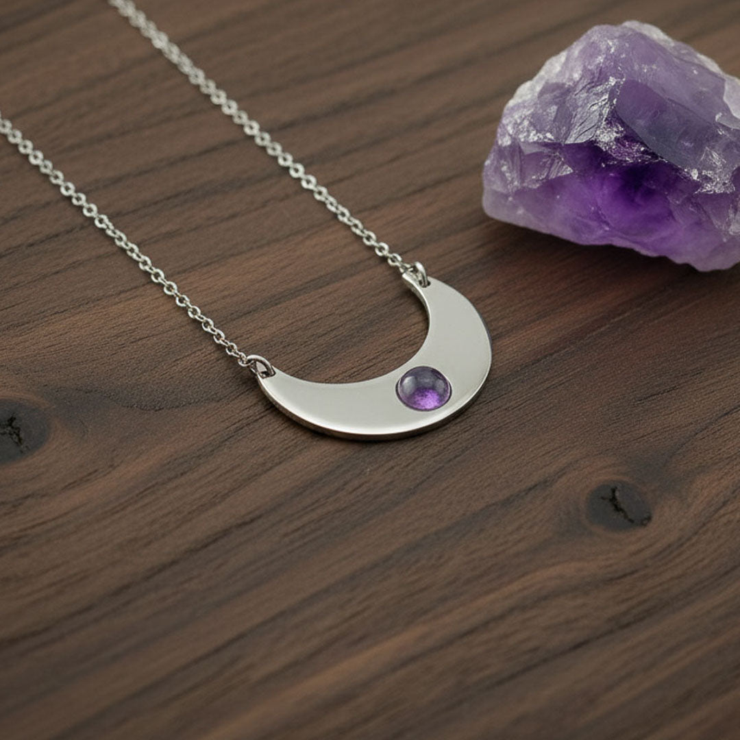 Luna con pietra naturale