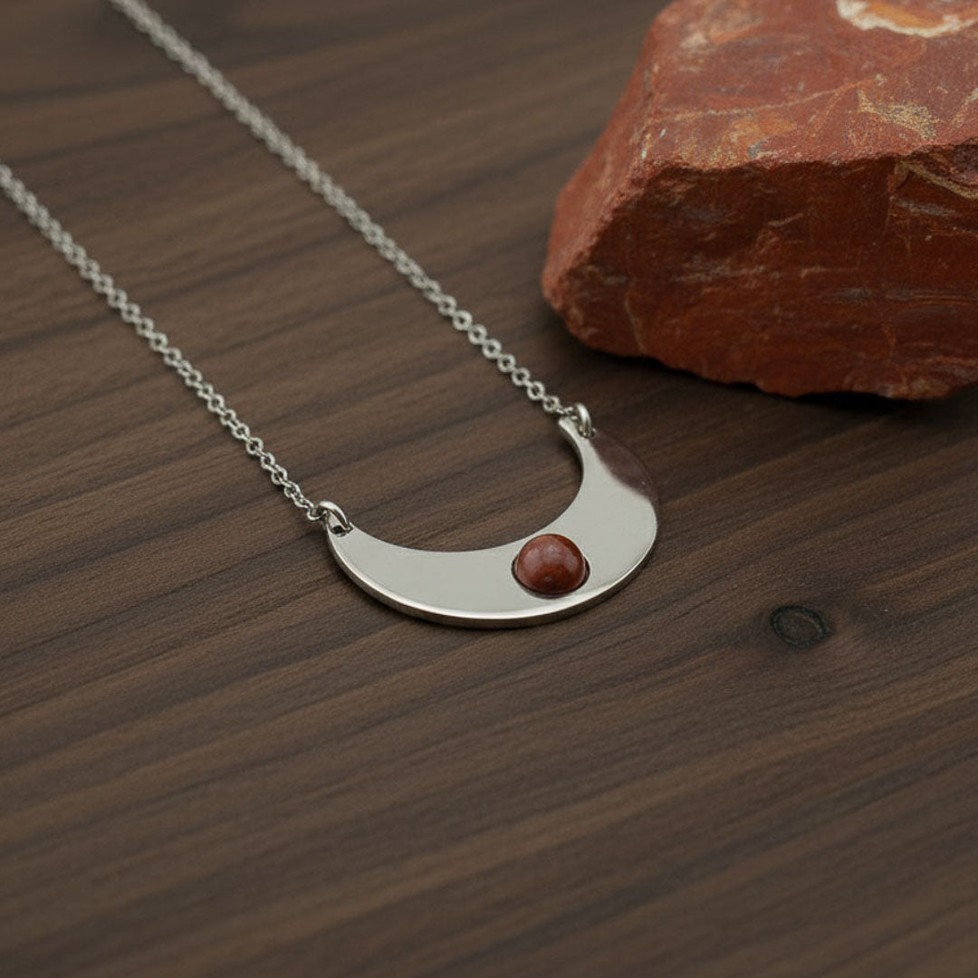 Luna con pietra naturale