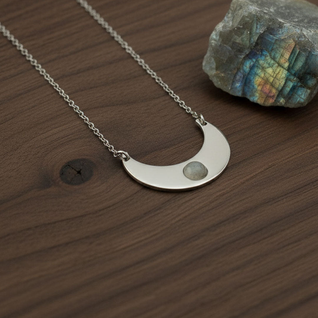 Luna con pietra naturale