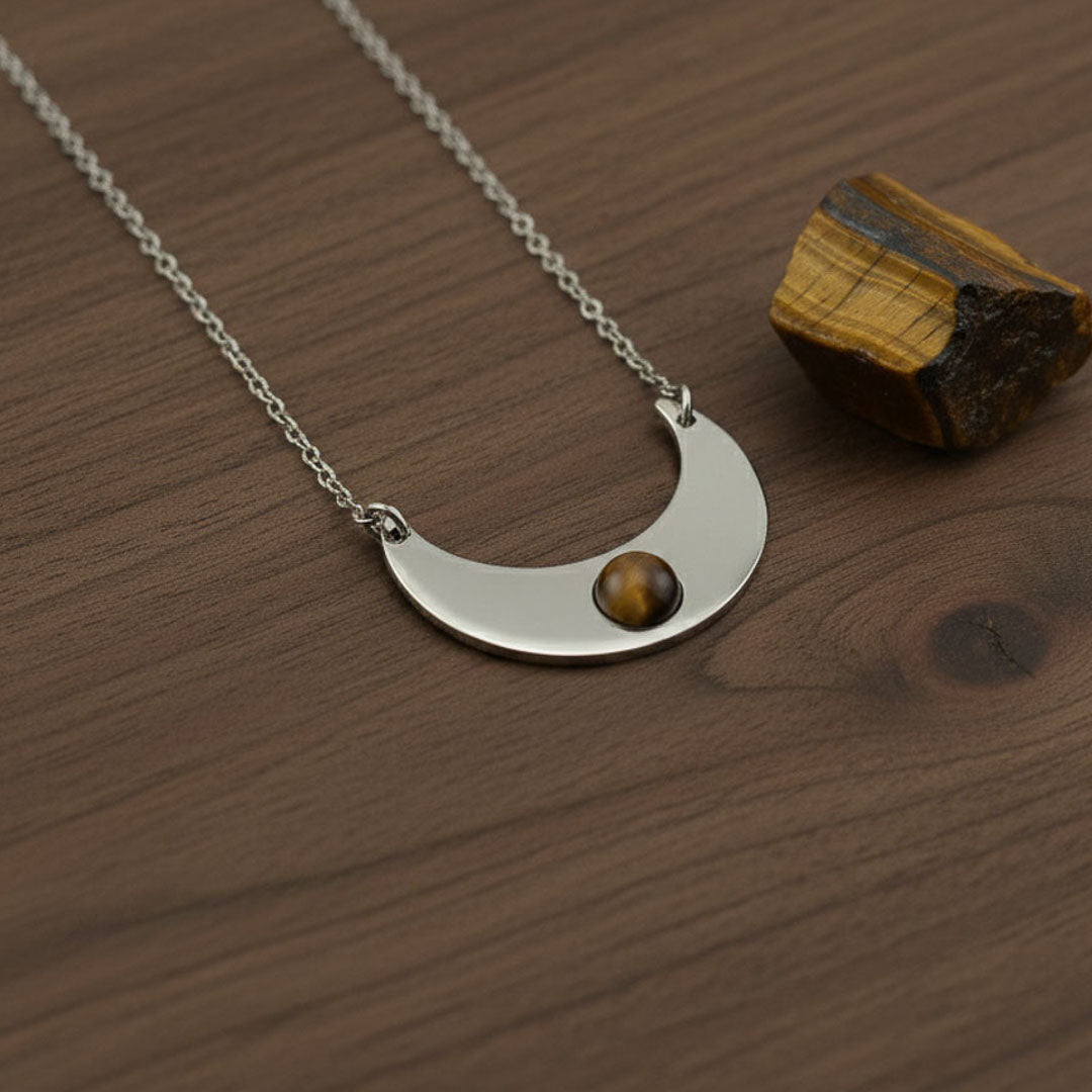 Luna con pietra naturale