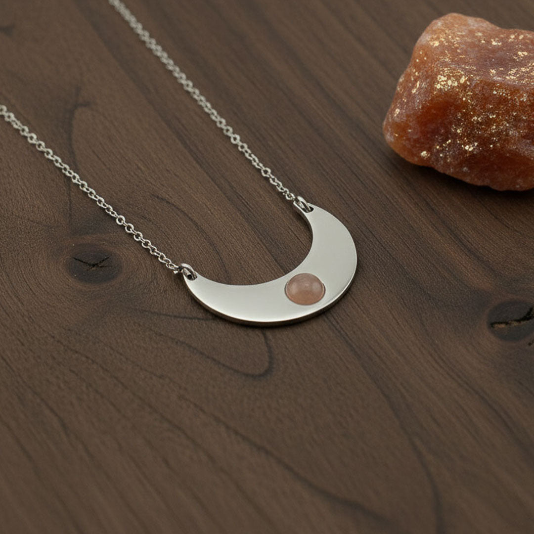 Luna con pietra naturale