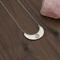 Collana Luna con pietra naturale