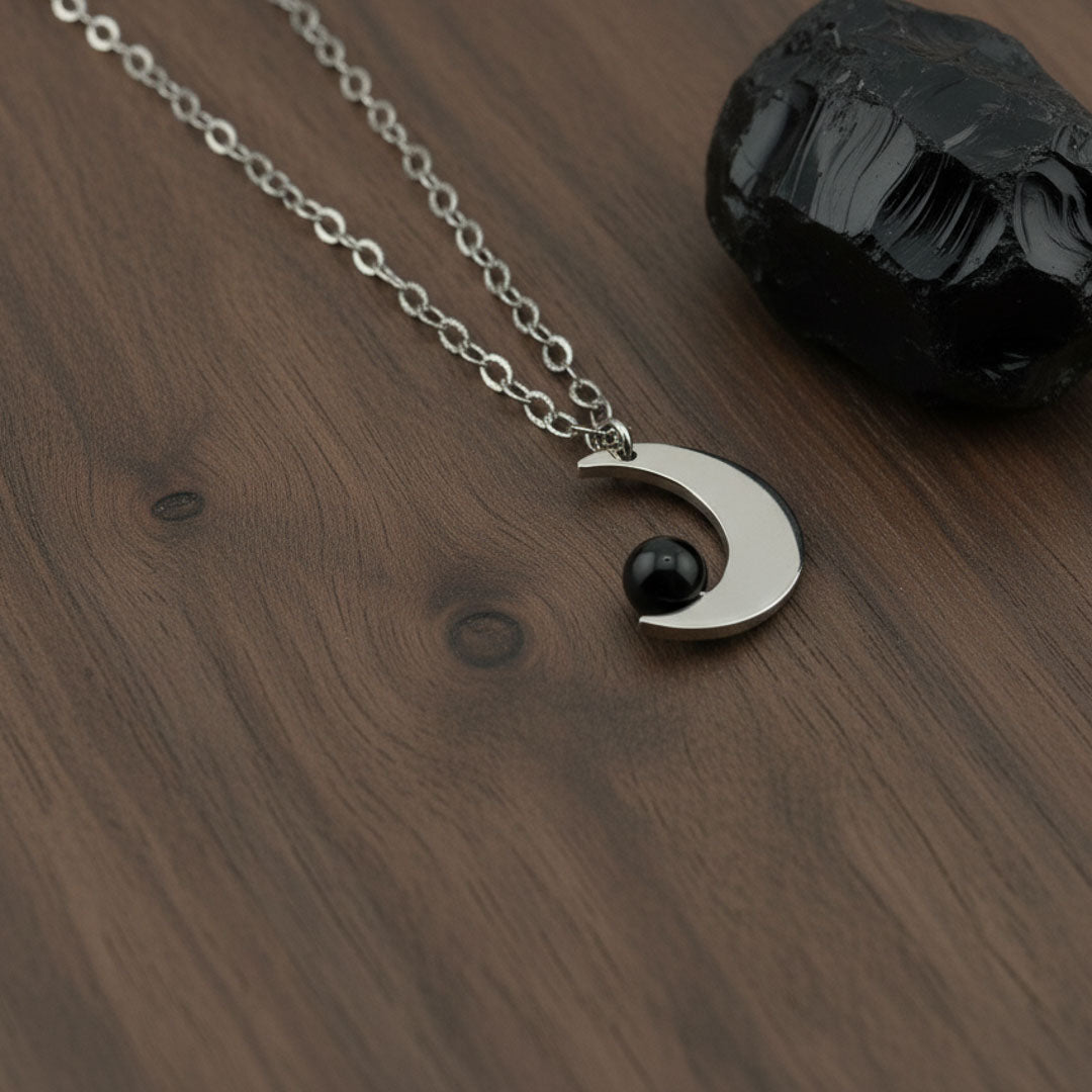 Mini Luna con pietra naturale