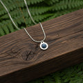 Collana Punto Luce con pietra naturale