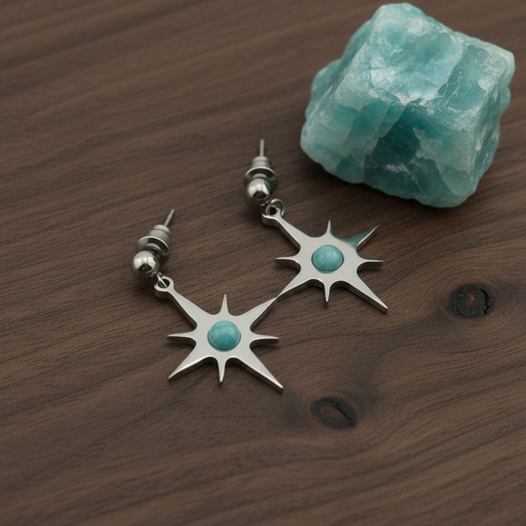 Orecchini stella polare