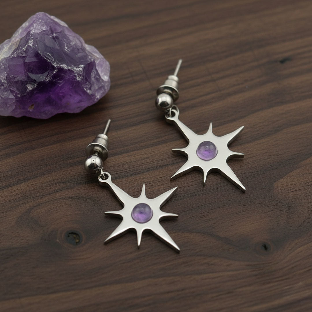 Orecchini stella polare