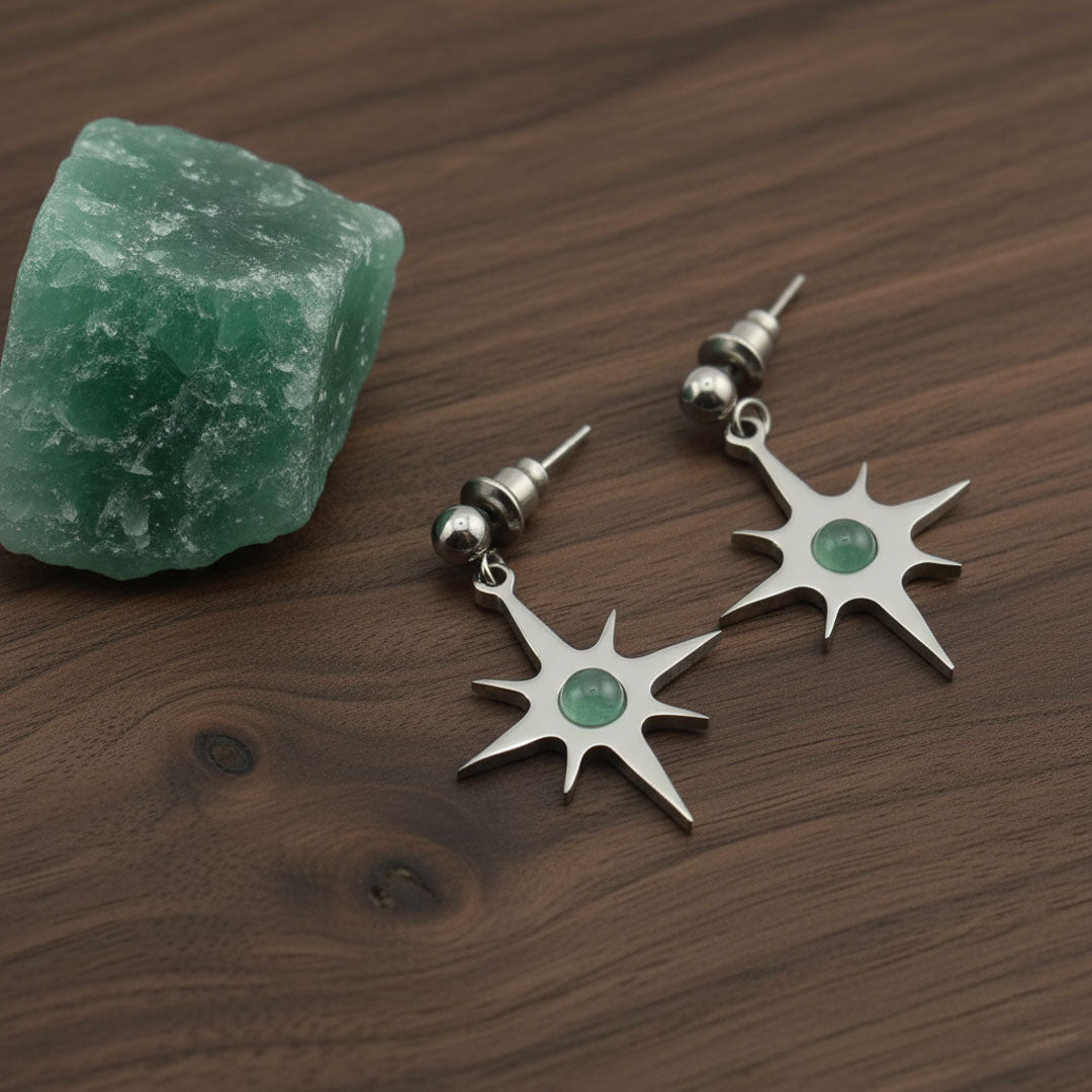 Orecchini stella polare