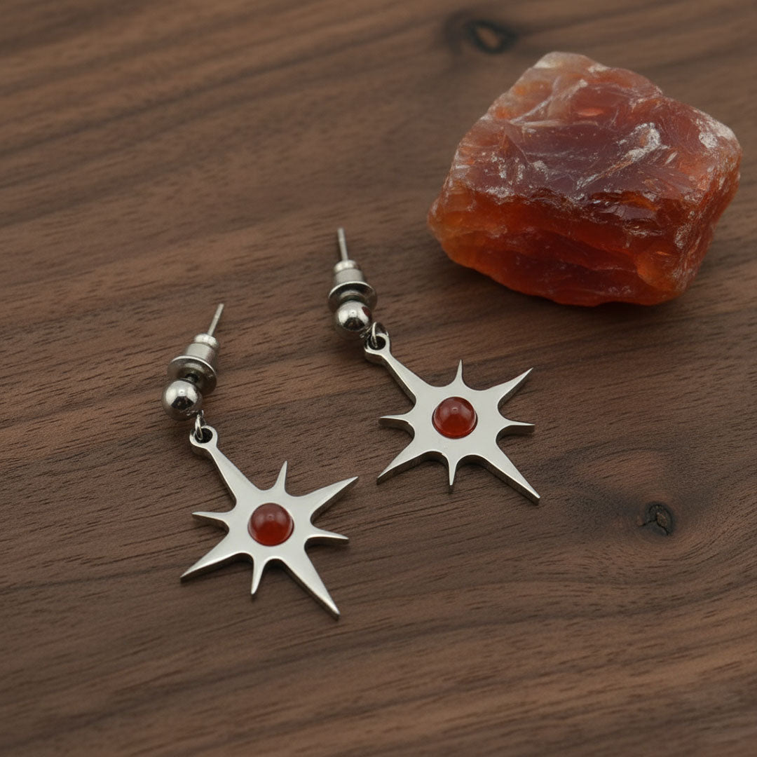 Orecchini stella polare