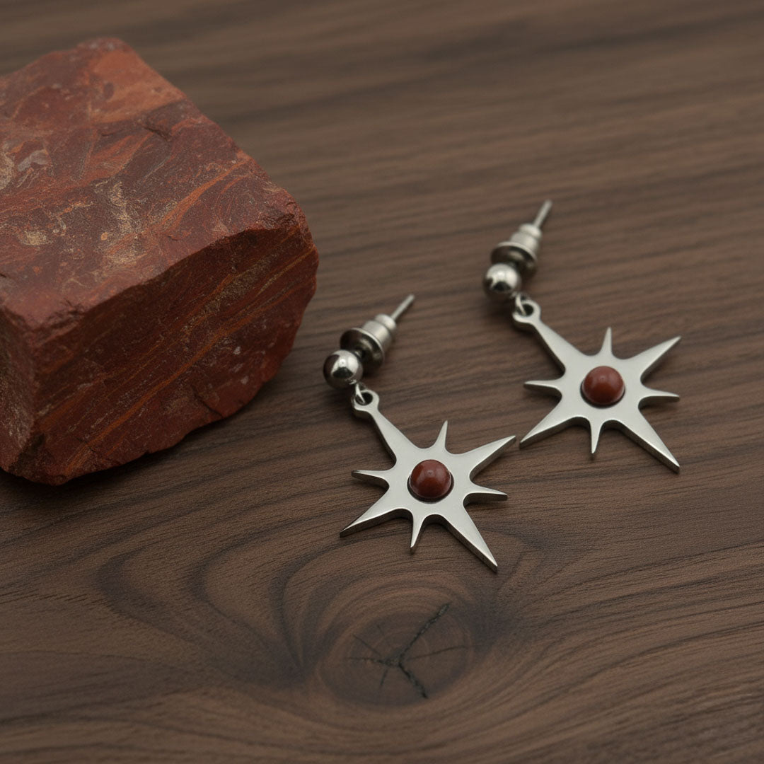 Orecchini stella polare