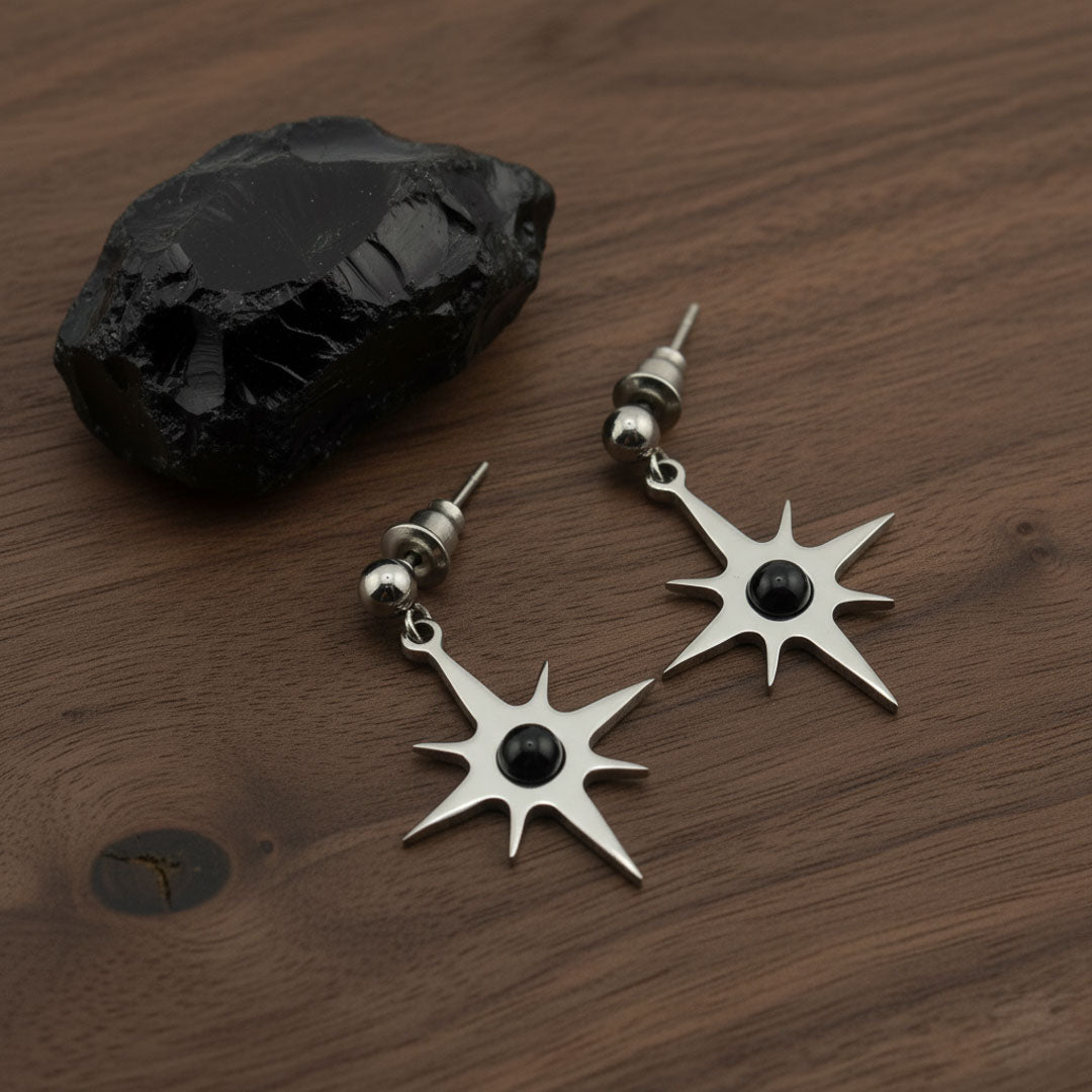 Orecchini stella polare