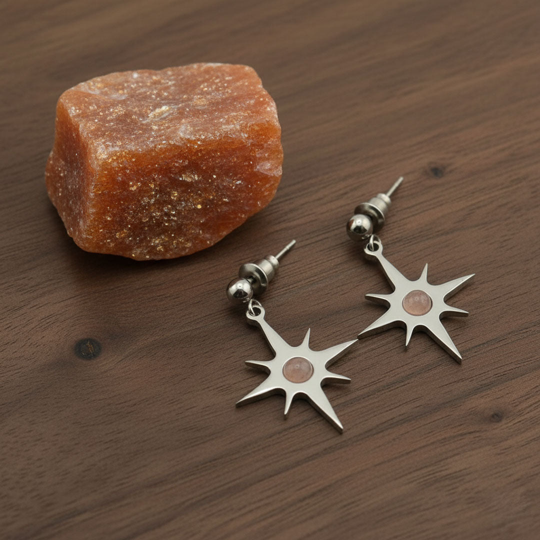 Orecchini stella polare