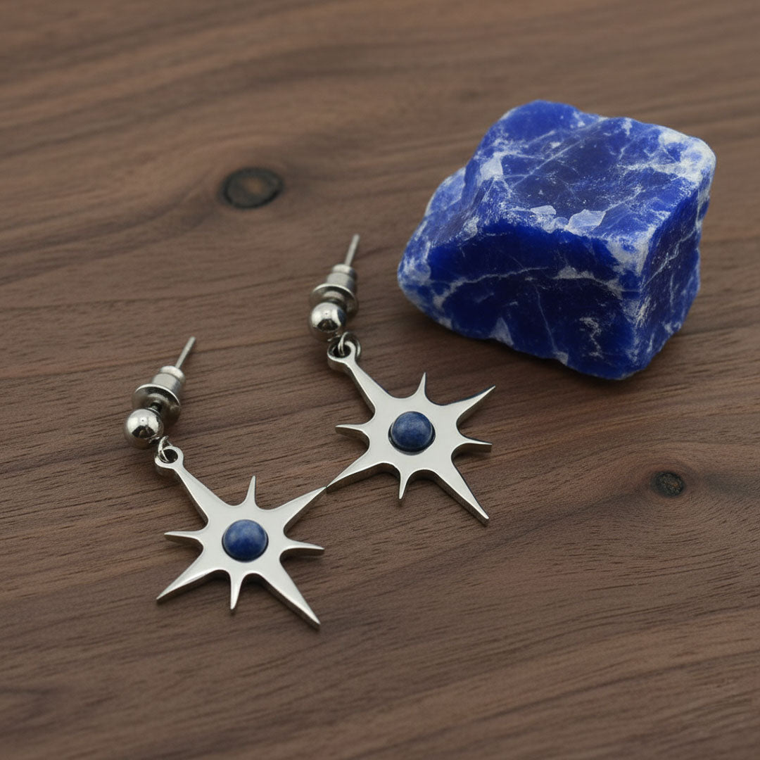 Orecchini stella polare