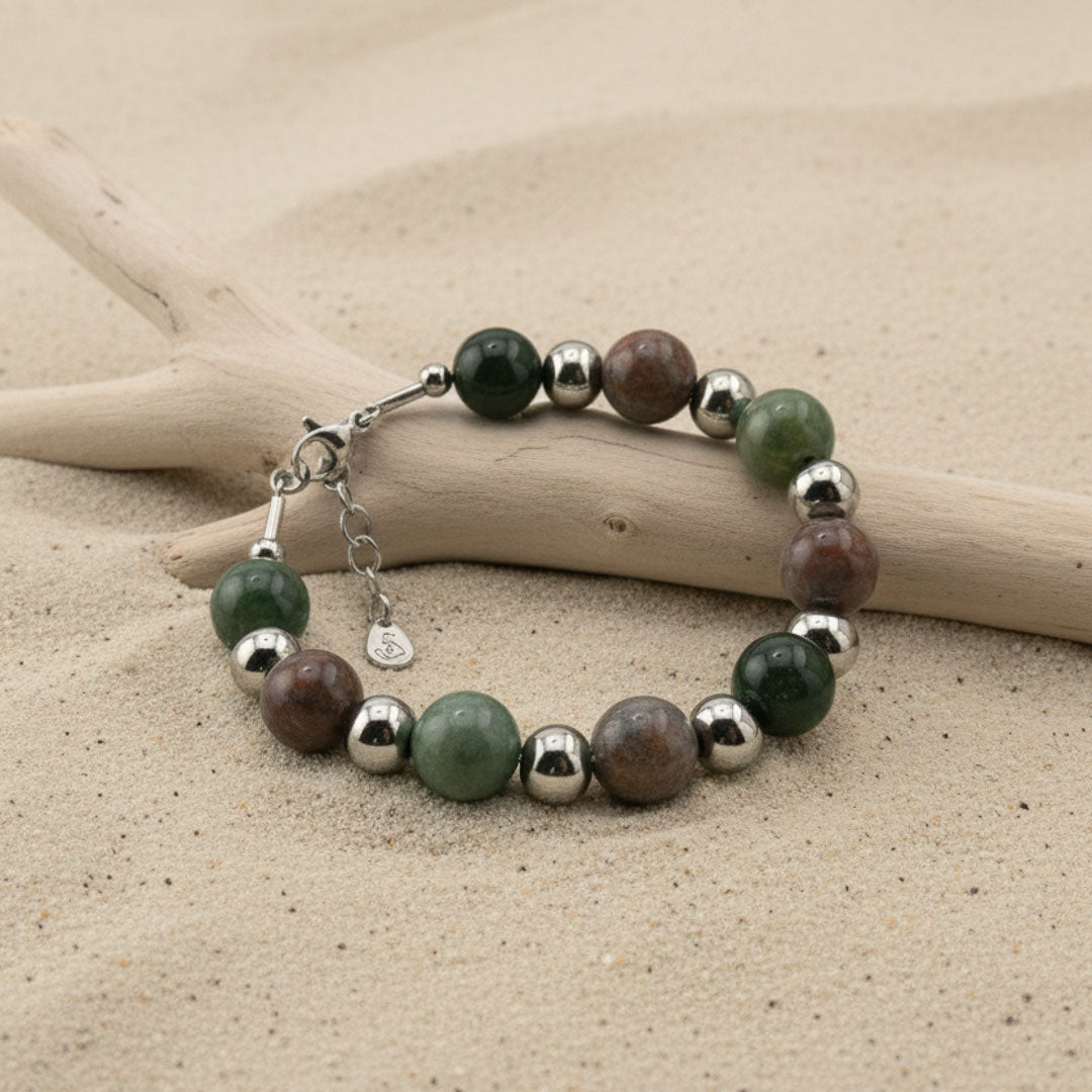 Bracciale eclisse - Agata indiana