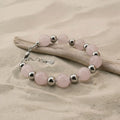 Bracciale eclisse - Quarzo rosa