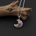 Collana Luna in Ametista naturale