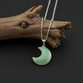 Collana Luna in Avventurina Verde naturale