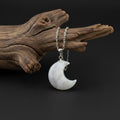 Collana Luna in Labradorite Grigia naturale