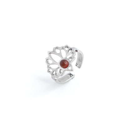 Anello con Loto Classico - Specchio