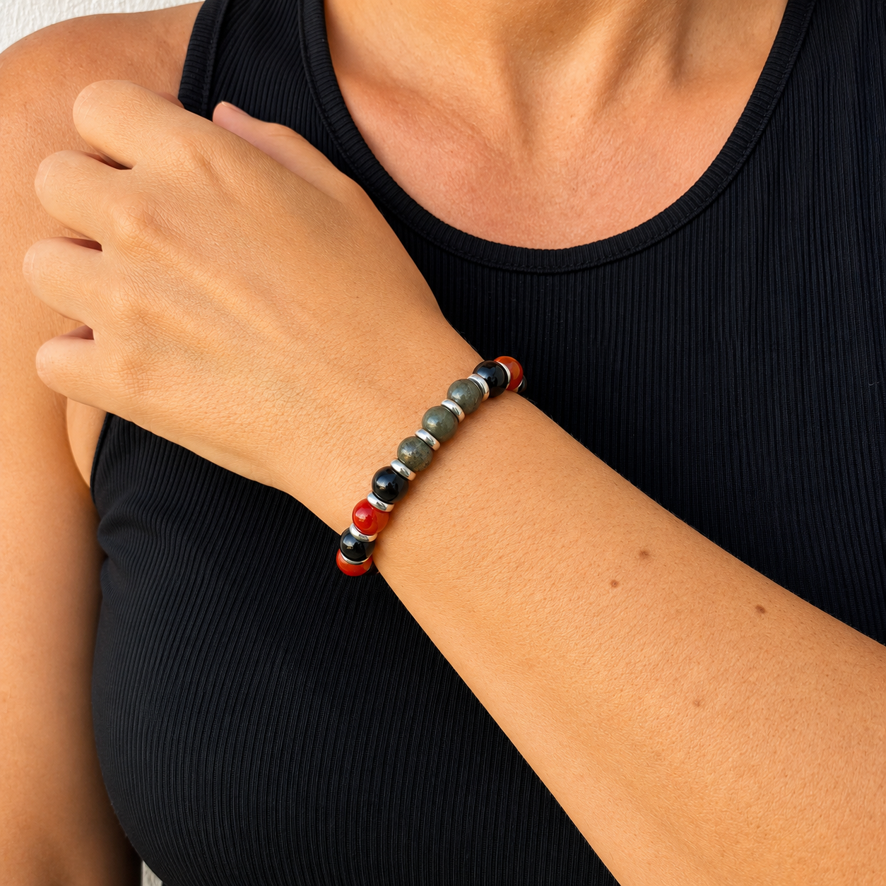Bracciale Ares con pietre naturali