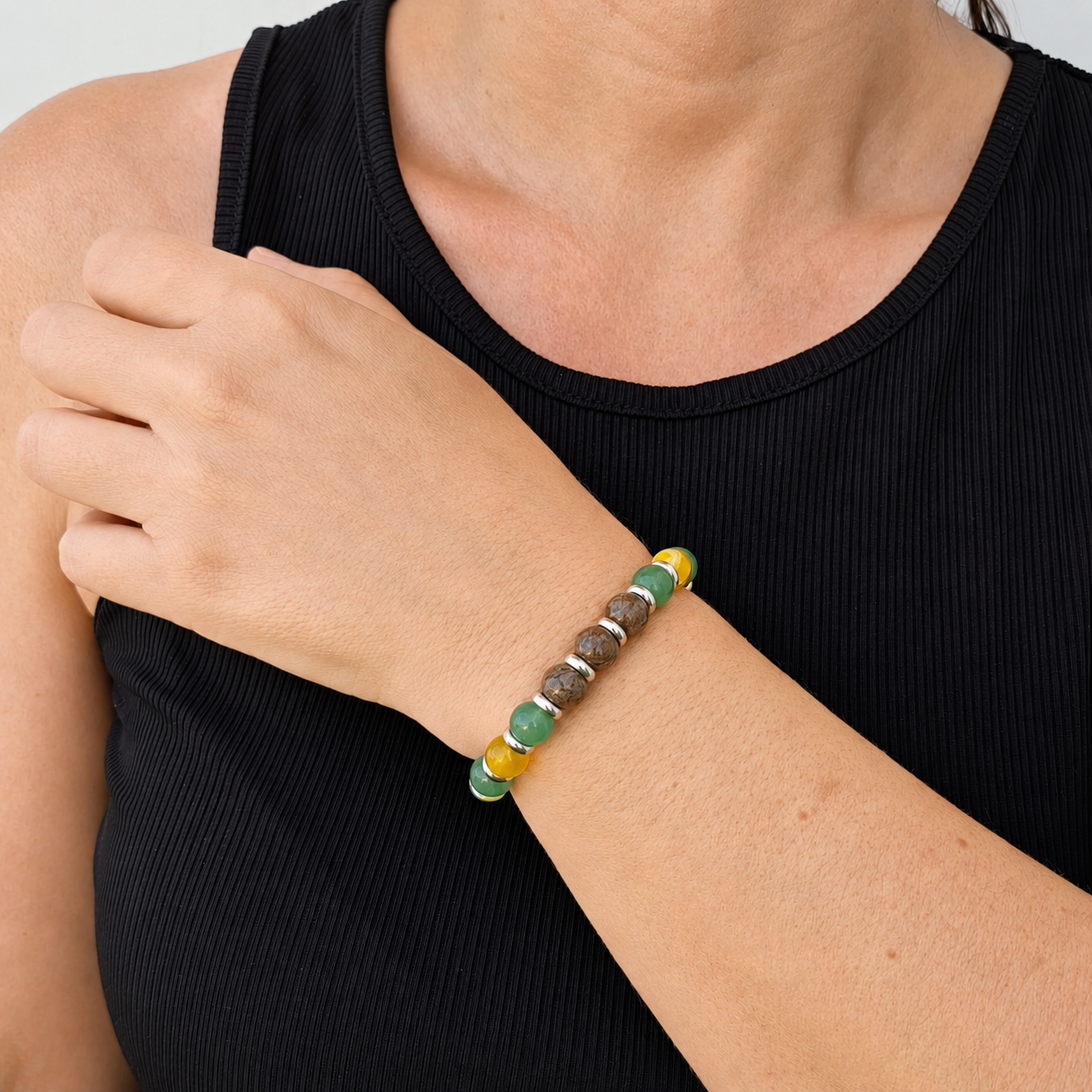 Bracciale Demetra con pietre naturali