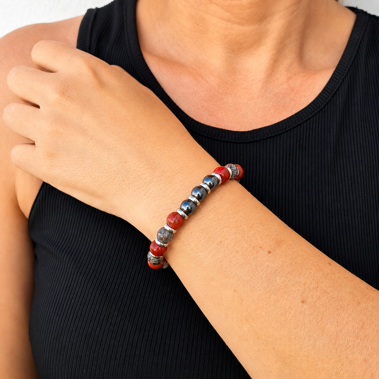 Bracciale Efesto con pietre naturali