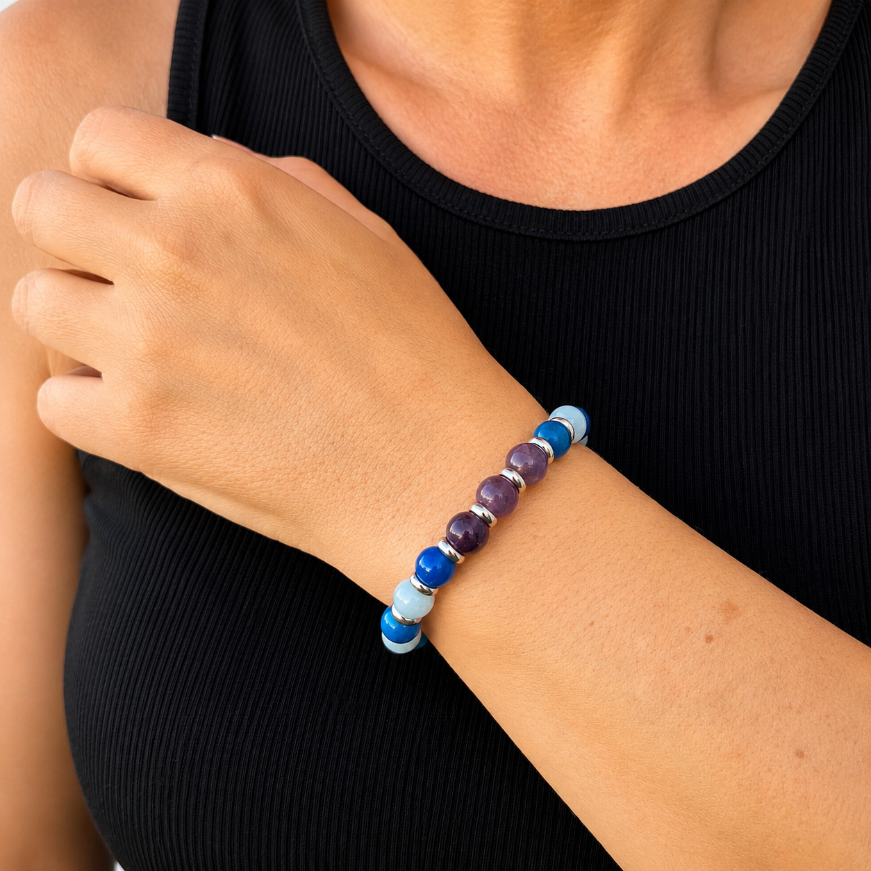 Bracciale Era con pietre naturali