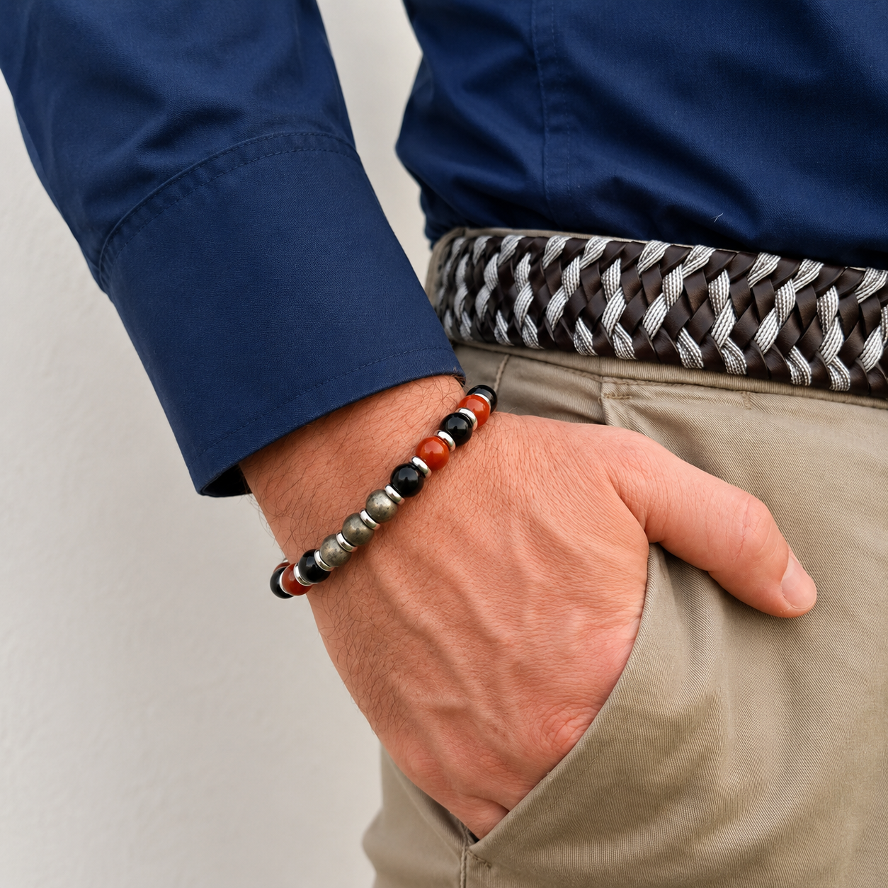 Bracciale Ares con pietre naturali