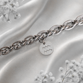 Bracciale Zodiaco Acquario personalizzabile in acciaio