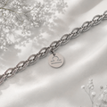 Bracciale Zodiaco Bilancia personalizzabile in acciaio