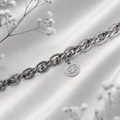 Bracciale Zodiaco Cancro personalizzabile in acciaio