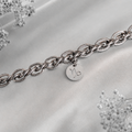 Bracciale Zodiaco Capricorno personalizzabile in acciaio