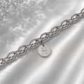 Bracciale Zodiaco Pesci personalizzabile in acciaio