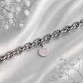 Bracciale Zodiaco Scorpione personalizzabile in acciaio