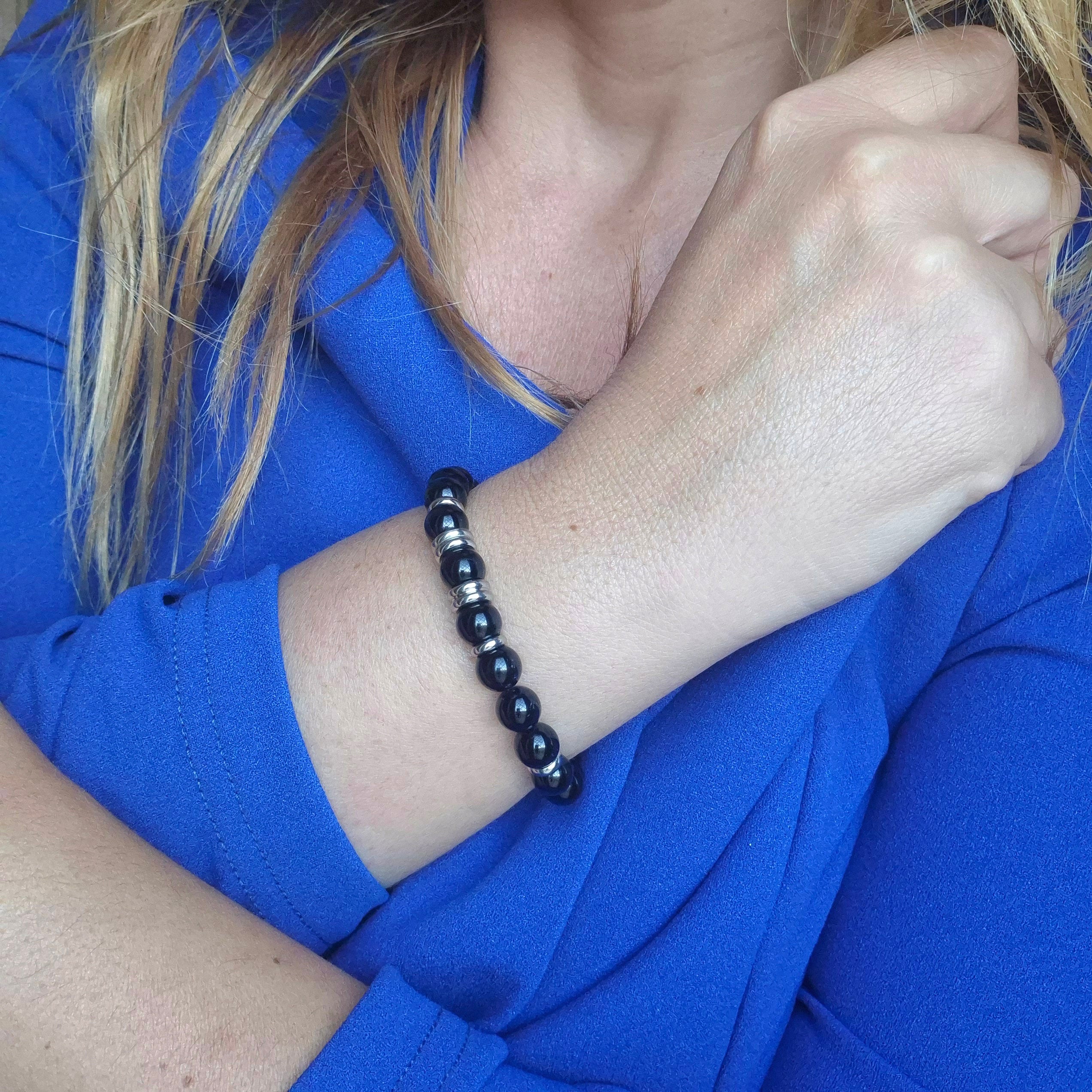 Bracciale in Tormalina nera