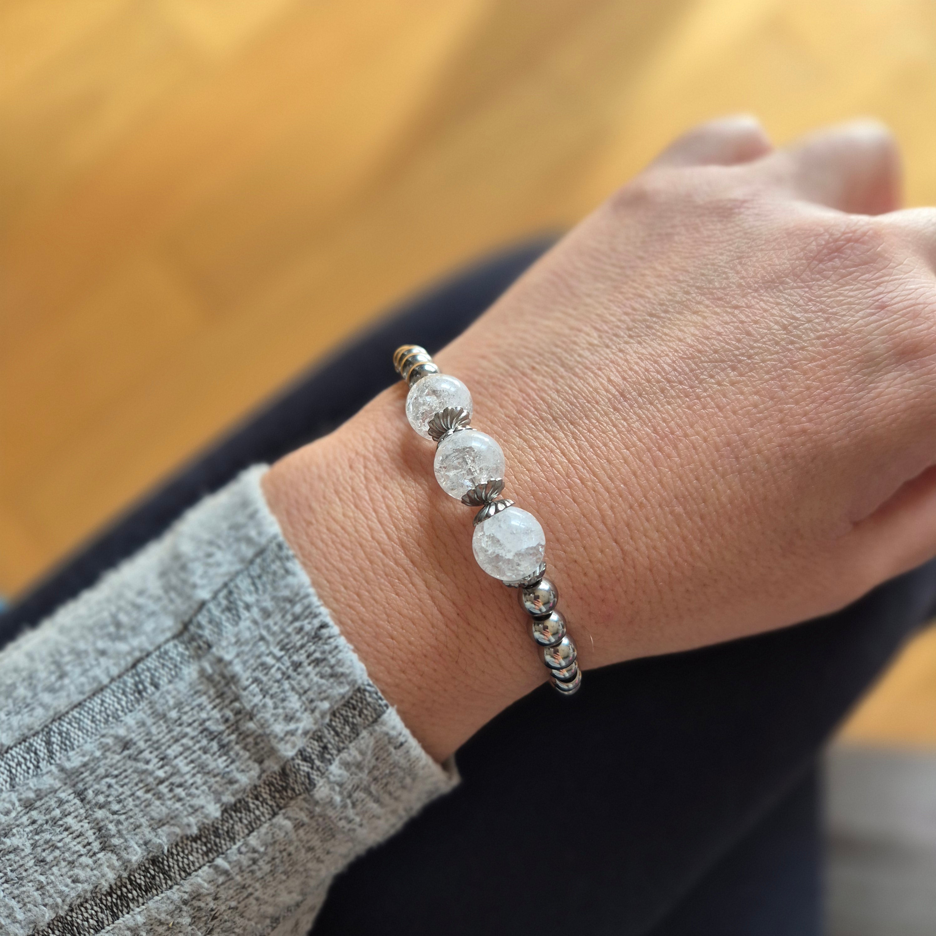 Bracciale TRIADE - Quarzo crepitante