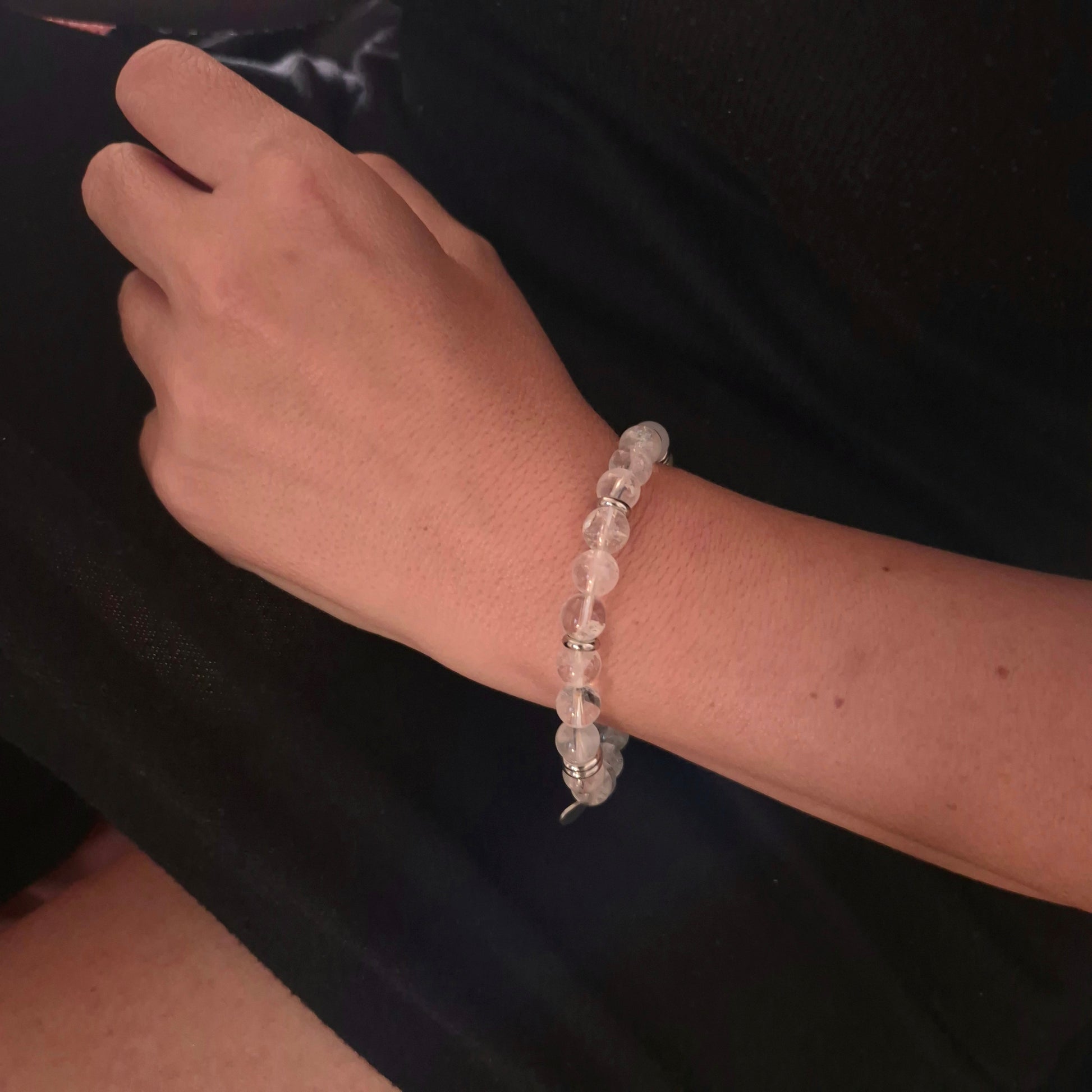 Bracciale in Cristallo di Rocca o Quarzo ialino
