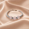 Bracciale TRIADE - Quarzo rosa