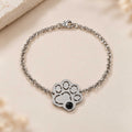 Bracciale Zampa con pietra naturale