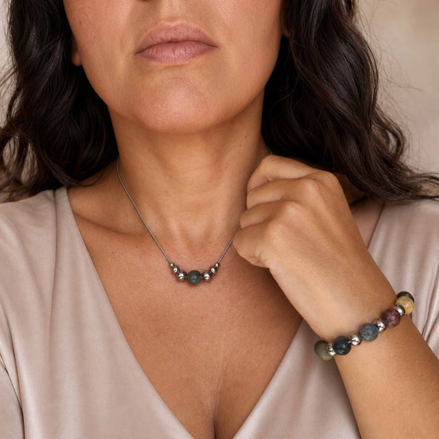 Collana Luce con bracciale Eclisse