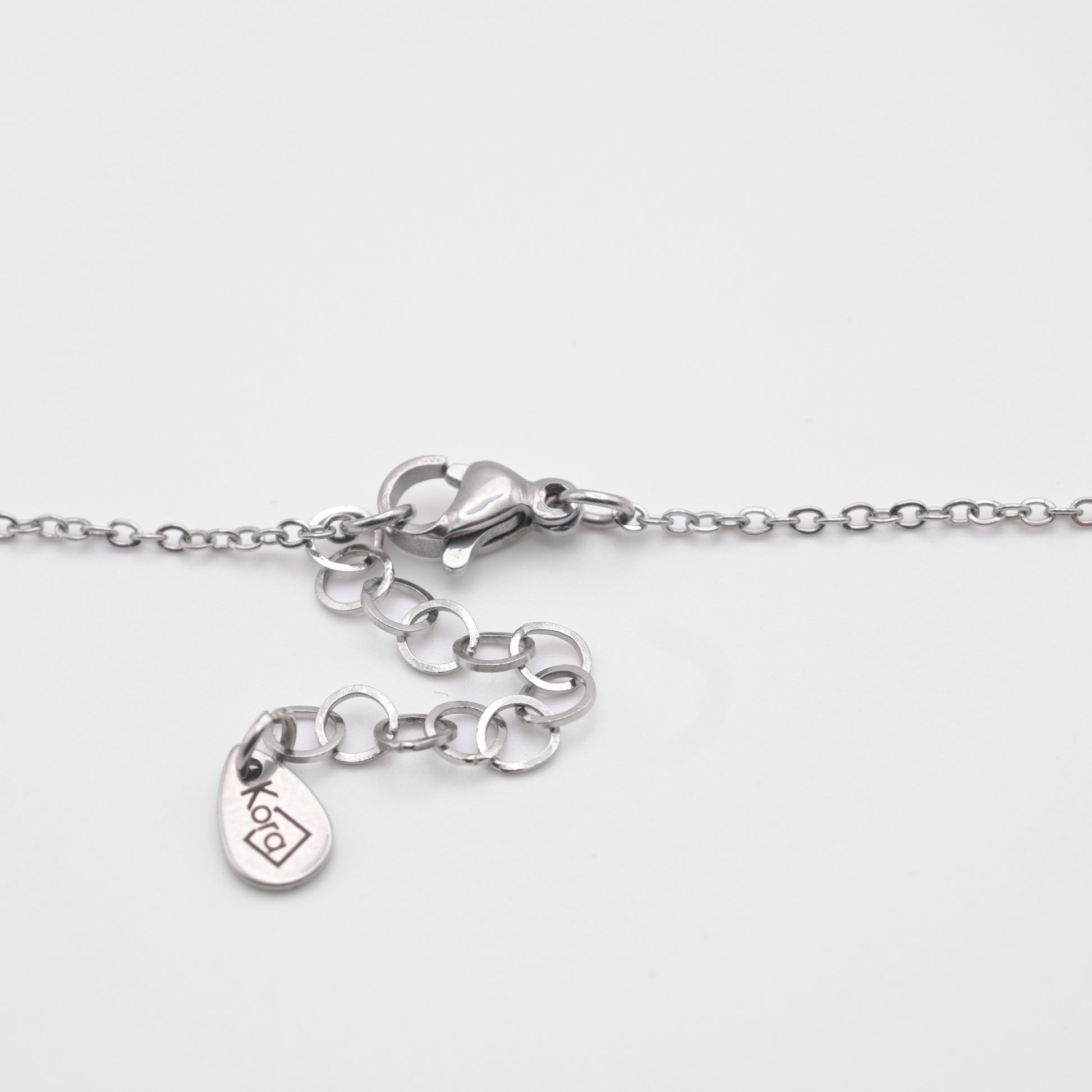 Necklace with Moon and natural stone