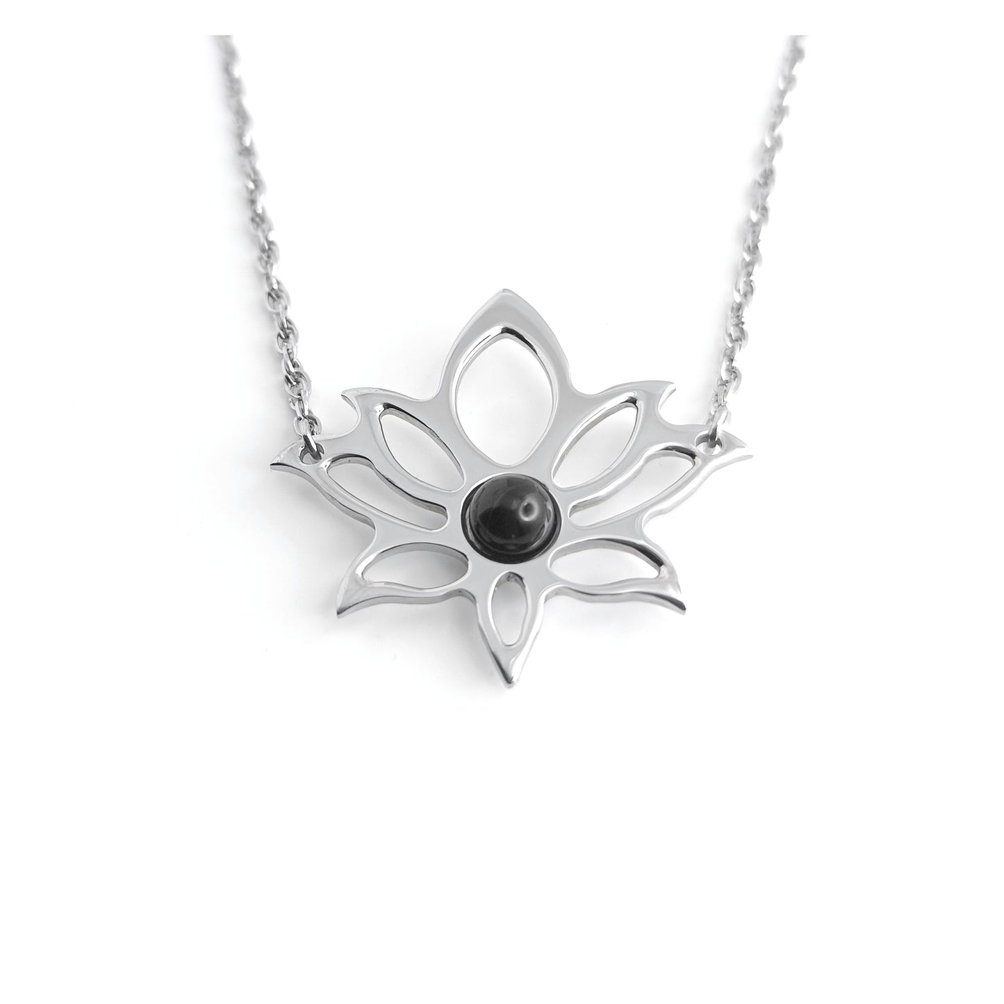 Collana con Loto moderno - Grande