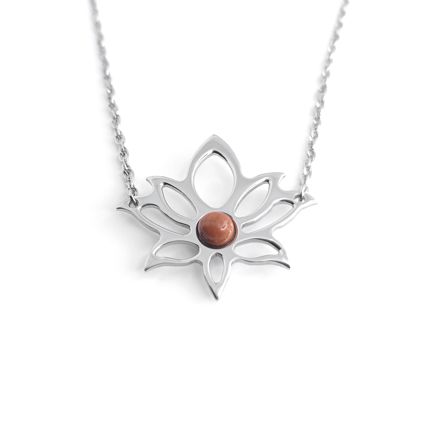 Collana con Loto moderno - Grande