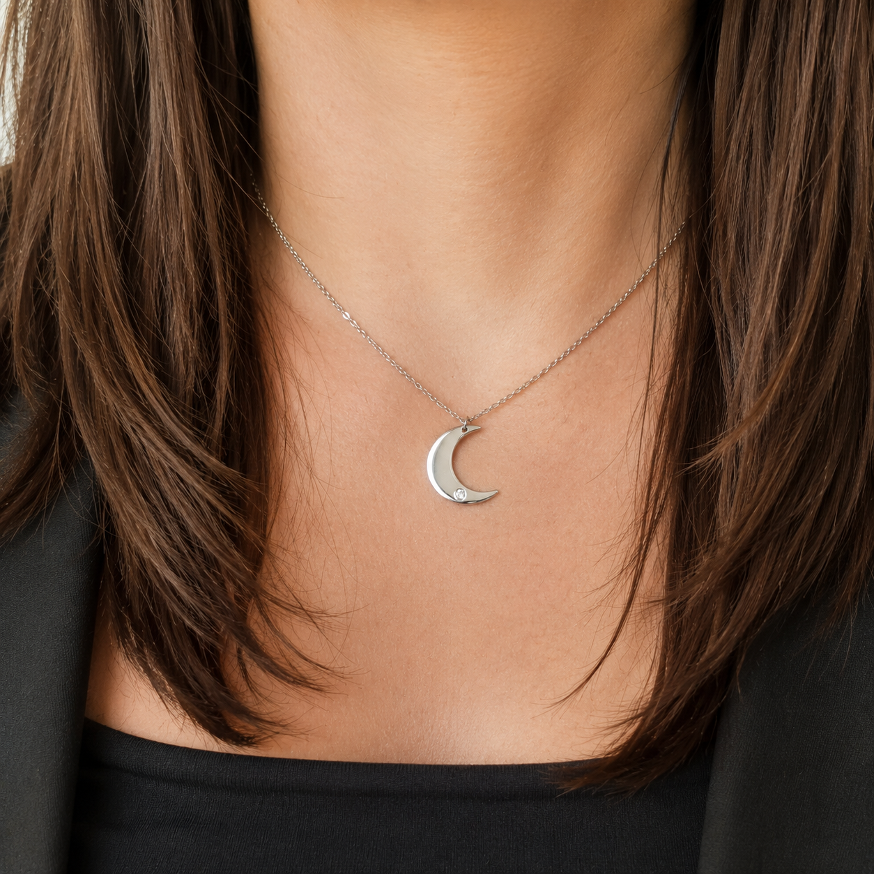 Moon Slice Necklace